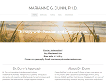 Tablet Screenshot of drmariannedunn.com